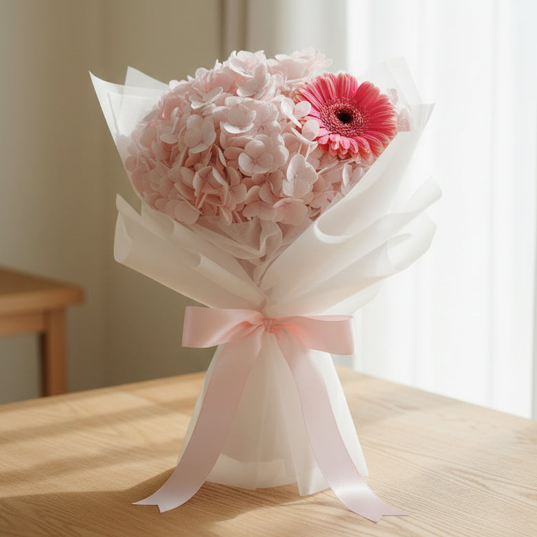 Sunny Hydrangea Bouquet