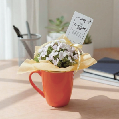 The Teacher's Day Mug Bouquet Set (Set of 3)