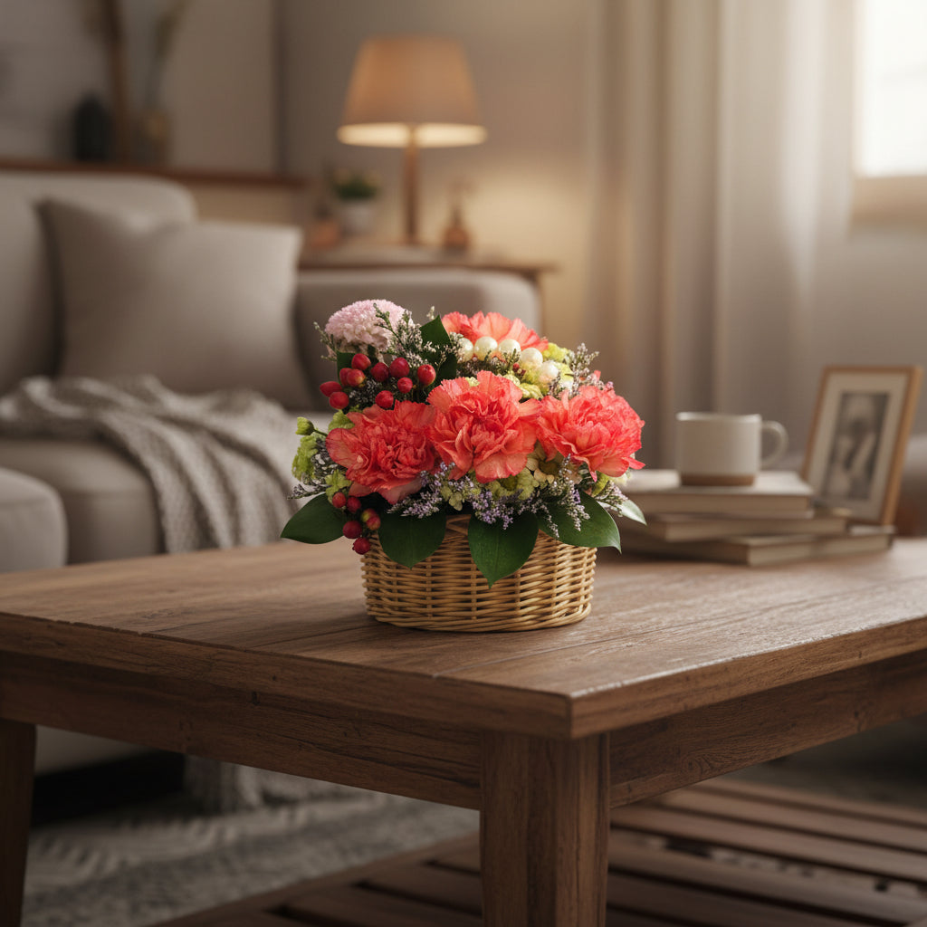 Everyday Carnation Basket
