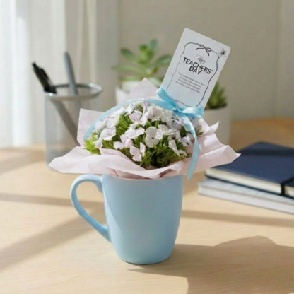 The Teacher's Day Mug Bouquet Set (Set of 3)